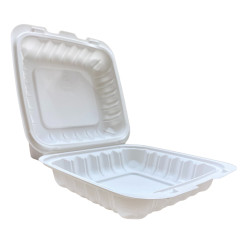 M071, M081 - Rectangular Hinged Plastic Container