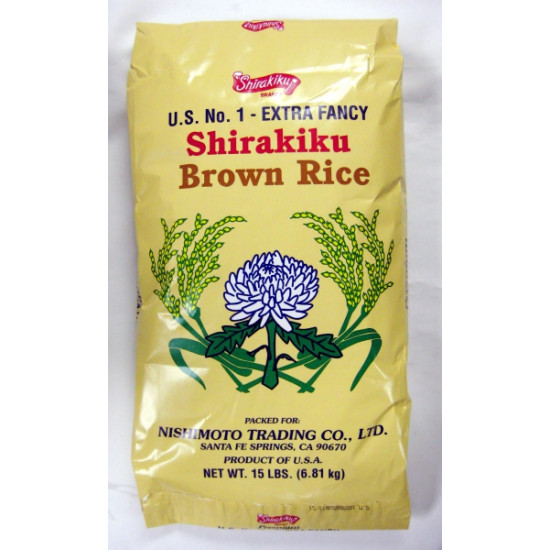 Brown Rice Shirakiku (15LB)