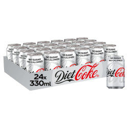 Cans Diet Coke  (24 x 355ml)