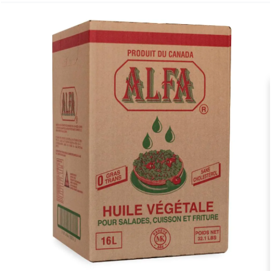 ALFA Box Vegetable Oil (16L)