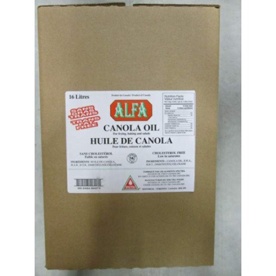 ALFA BOX  Canola Oil (16L)