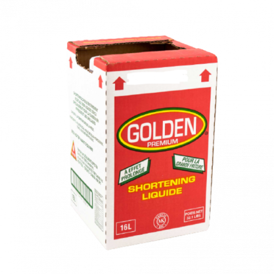 Golden liquid shortening in box