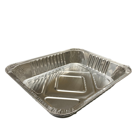 Half Size, Full Size Deep Rectangular Foil Party Tray & Lid