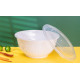 TB42W - Plastic 42oz Bowl & Lid-White 