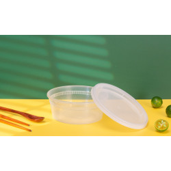 TS08 - Plastic 8oz Soup Container Plastic 