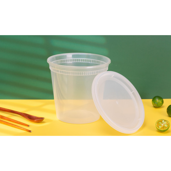 TS24 - Plastic 24oz Soup Container